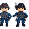 Bonecos de Ação Articulados Play Now Special Police Light (1)