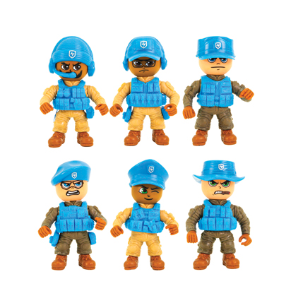 Bonecos de ação articulados peacekeeping operations blue helmets (1)